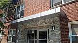 Glass and Metal Awning